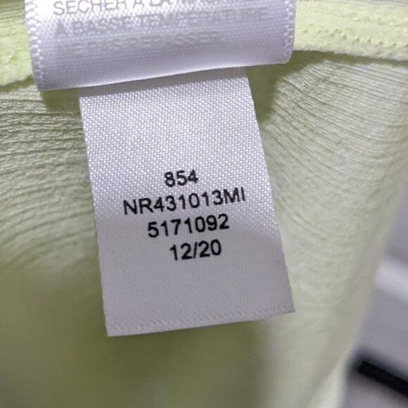 New nordstrom zella | swing it burnout tank in green finch - Picture 7 of 8